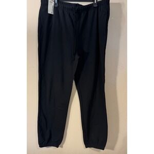 No Boundaries Jogger Sweatpants Men XL Black Fleece Drawstring Pockets NEW